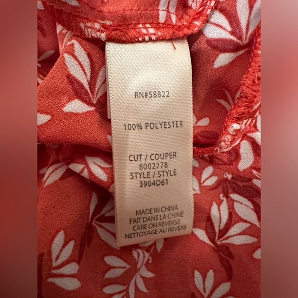 NWOT Max Studio Red Flutter Sleeve Maxi Dress | Size XS - Picture 9 of 10